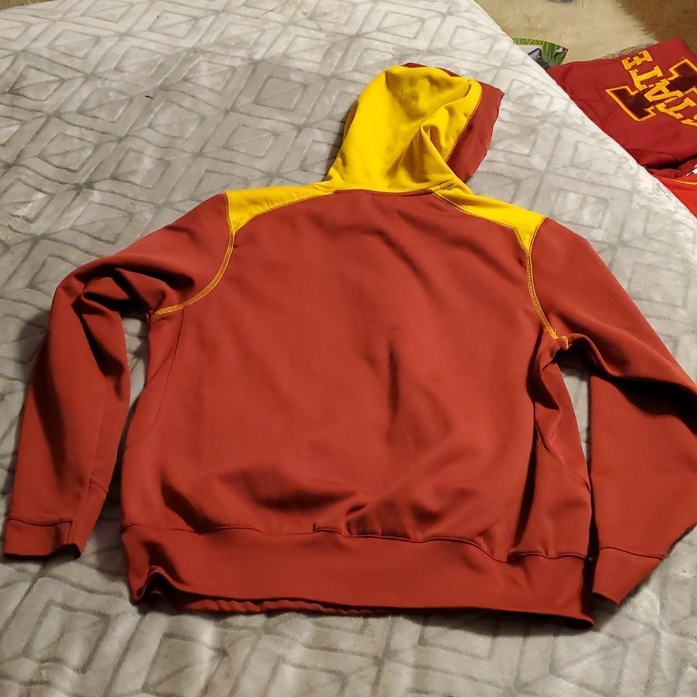 Iowa State Cyclones Football Nike Team Issued Hoodie ThermaFit - Picture 8 of 8